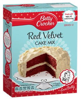 Picture of BETTY CROCKER RED VELVET CAKE MIX 425G